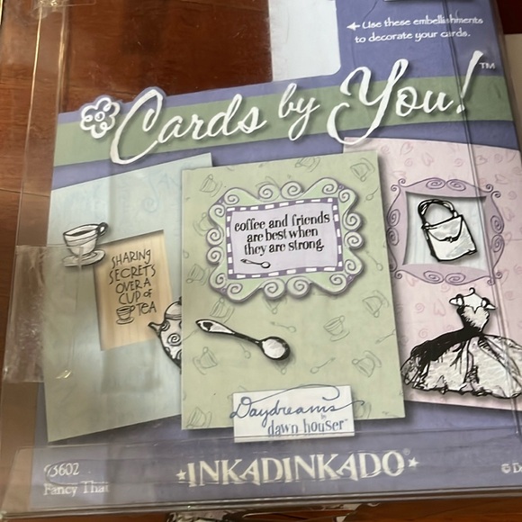 NWOT Card craft set w stamps - Picture 1 of 6